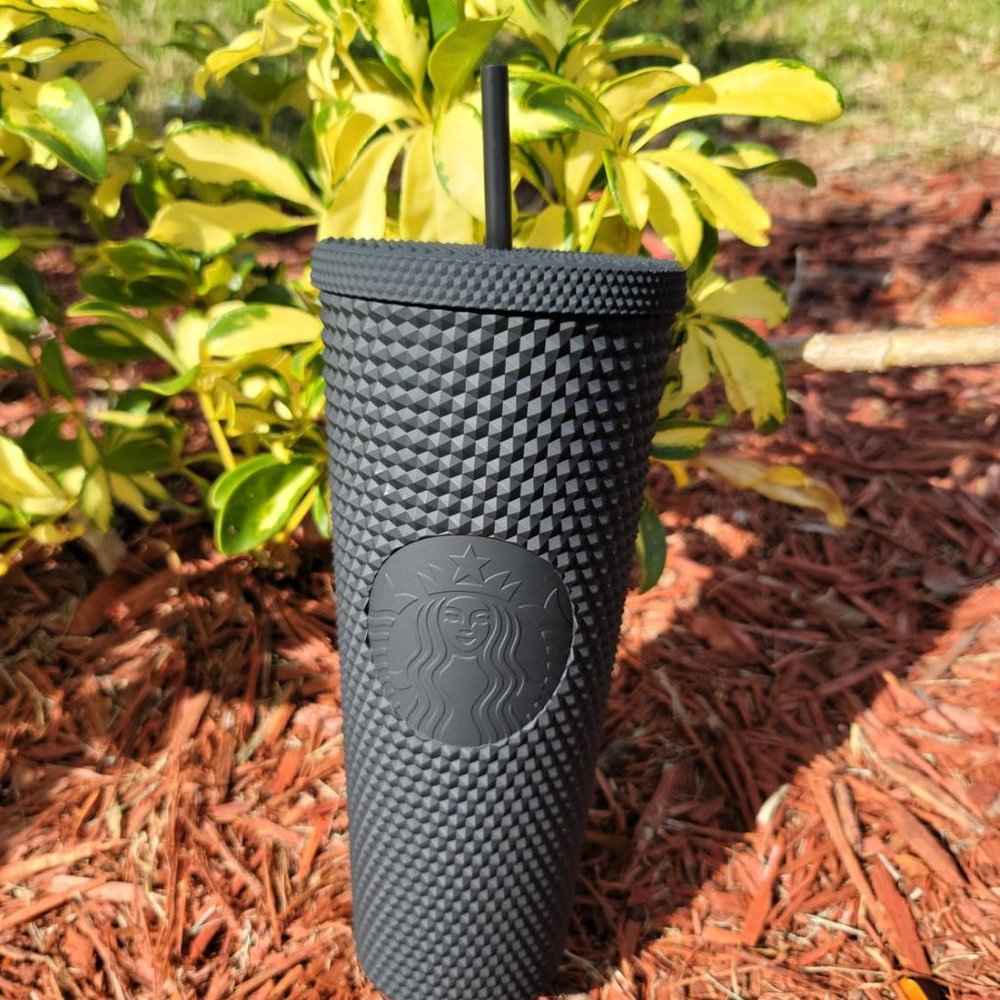 Starbucks Matte Black Studded Tumbler Soft Touch New Release 2021 Cup Limited - Picture 12 of 16